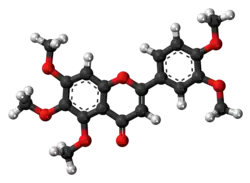 Ball-and-stick model of sinensetin