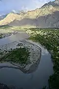 Indus River seen from Skardu Fort