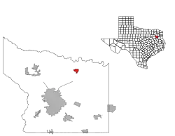 Location of Winona, Texas