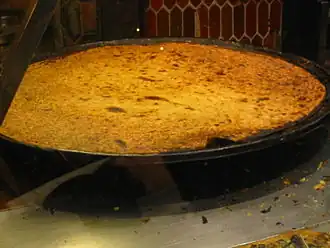 Socca of Nice, also known as Farinata in Liguria and parts of Tuscany, La Cade in Toulon or Marseille