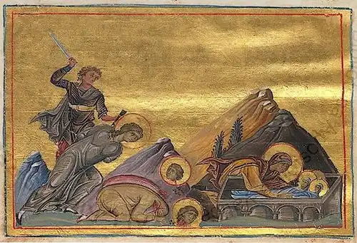 Martyrs Sophia and her three daughters Faith, Hope, and Love.