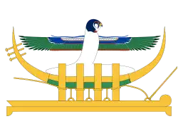 Sokar with outstretched wings; scene from the Joseph Smith Hypocephalus