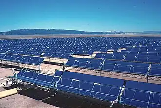 Image 95Part of the 354 MW Solar Energy Generating Systems (SEGS) parabolic trough solar complex in northern San Bernardino County, California (from Solar power)