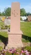 Memorial in Hundheim cemetery