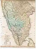 Political state of South India just after Third Anglo-Mysore War which ended in 1792.