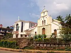 Old and new Igreja de São Sebastião - St. Sebastian Church in Aquem