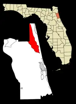 Location of Ponte Vedra, Florida