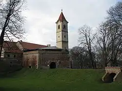 Čakovec Castle in the centre of the Park