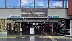 Passage under the tracks