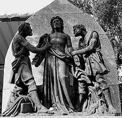 10: Jesus is stripped of his garments.