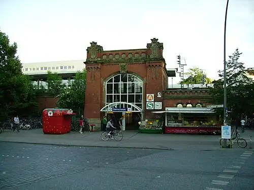 The S-Bahn's western entrance