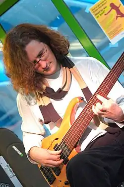 Steve Lawson performing live