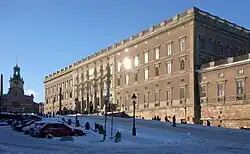 The southern façade