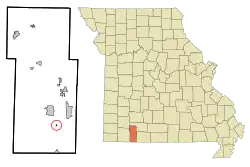 Location of Coney Island, Missouri