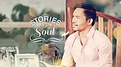 An image of Manny Pacquiao. The series title is displayed on the left side of the image.