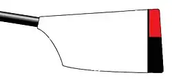 Image showing the rowing club's blade colours