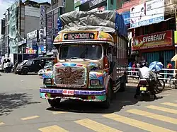 Decorated Sri Lankan truck