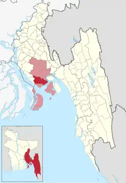 Location of Subarnachar