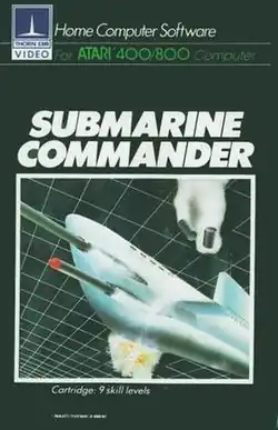 scan of the cover art on the box for the original Atari 8-bit computer release