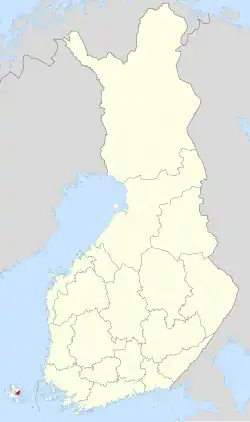 Location of Sund in Finland