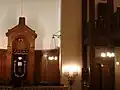The Torah ark, lamps, and lanterns