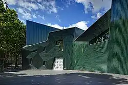 The deconstructivist New Synagogue (1999) by Manuel Herz in Mainz