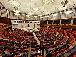 The General Assembly is the meeting place of the TBMM