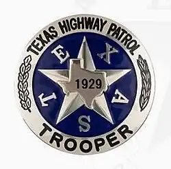 Texas Highway Patrol Badge