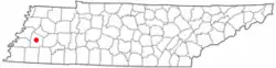 Location in the state of Tennessee