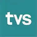 TVS logo used from October 10, 2020, until December 30, 2023.