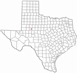Location of Coahoma, Texas
