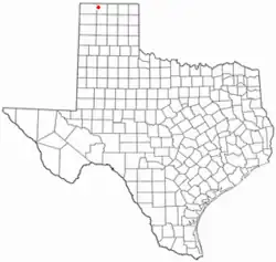 Location of Stratford, Texas