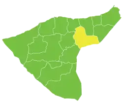 Tell Hamis Subdistrict in Syria