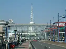 View at the Iglica of Poznań International Fair in 2007