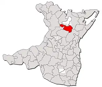 Location in Constanța County