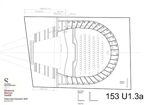 Teatro San Cassiano (1637): reimagination of the architectural plan