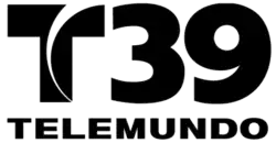 A T with a crescent cut through it next to the numeral "39" and the word "Telemundo" beneath