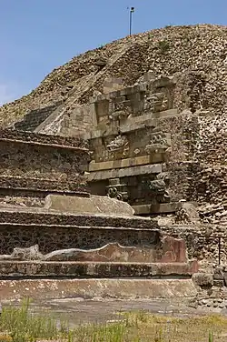 Pyramid of the Feathered Serpent and the Adosada platform