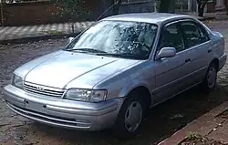 Facelift Toyota Tercel 4-door sedan (Japan)