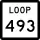 State Highway Loop 493 marker
