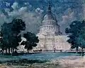 The Capitol at Night by Colin Campbell Cooper, 1902