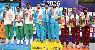 Khalil Akhtar at the 2016 South Asian Games.