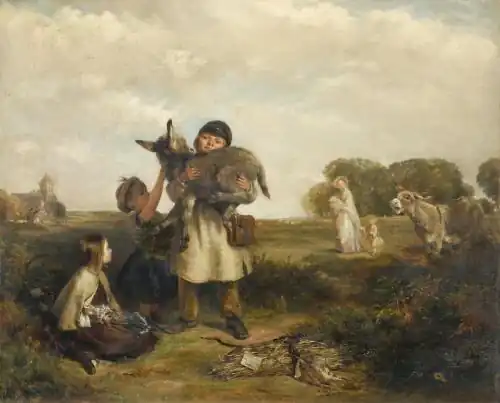 The Pet of the Common by John Callcott Horsley