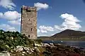 The castle and Corraun Hill