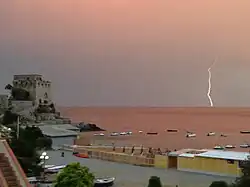 Thunderstorm by the sea