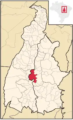 Location of Porto Nacional