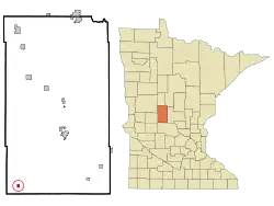 Location of West Union, Minnesota