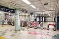 Hibiya Line concourse in November 2022
