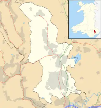Llantarnam is located in Torfaen