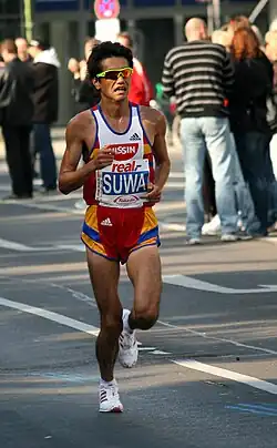 Toshinari Suwa at the 2008 Berlin Marathon